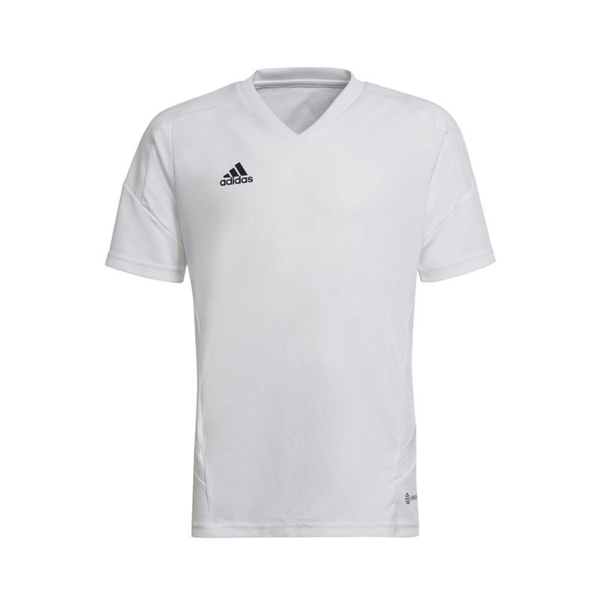 Kortärmad fotbollströja, Barn Adidas Con22 Y Vit