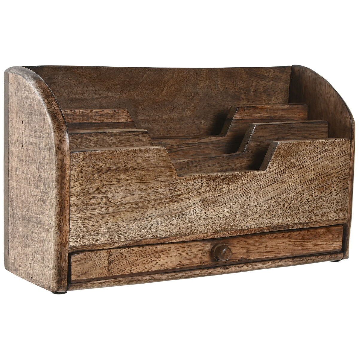 Organiserare Home ESPRIT Brun Mangoträ 30 x 11 x 17 cm