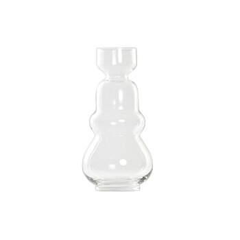 Vas DKD Home Decor Glas Transparent Modern (14 x 14 x 30 cm)