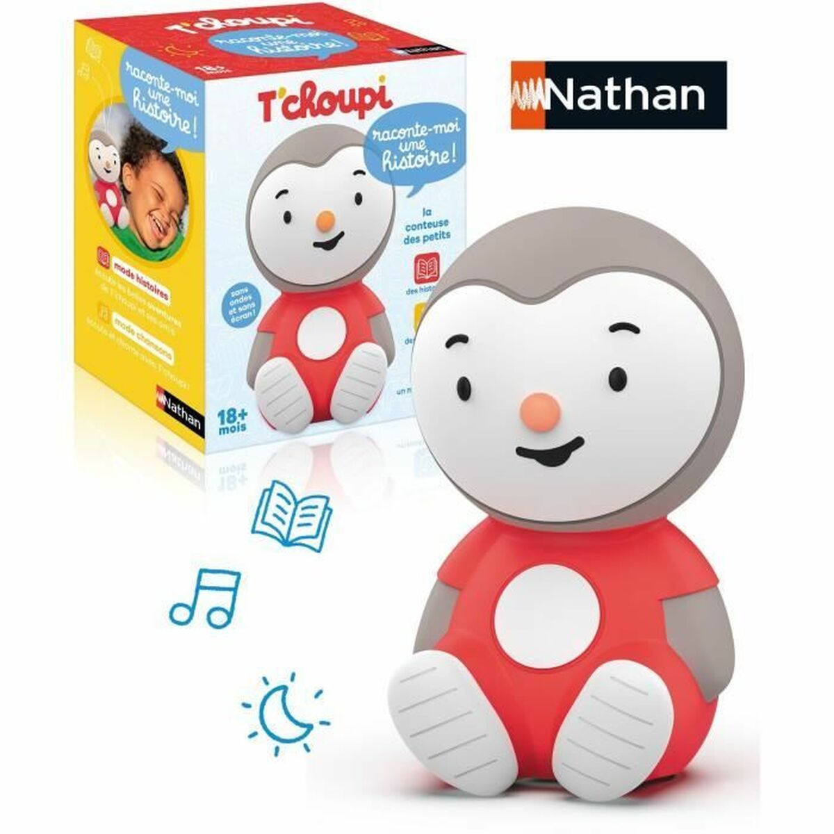 Interaktiv leksak för småbarn Nathan T'CHOUPI