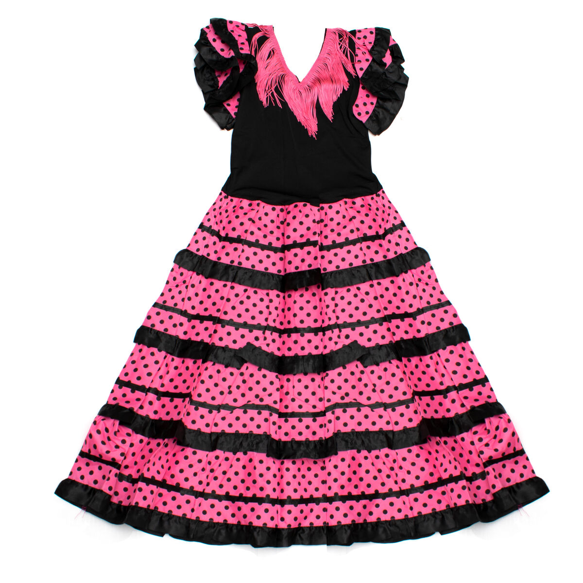 Klänning Flamenco VS-NPINK-LN12 12 år