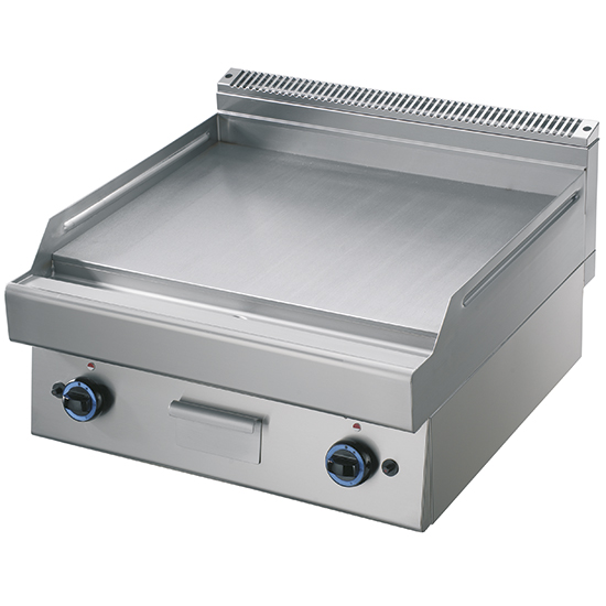 Gas grillpanna, bordsskiva, slät platta