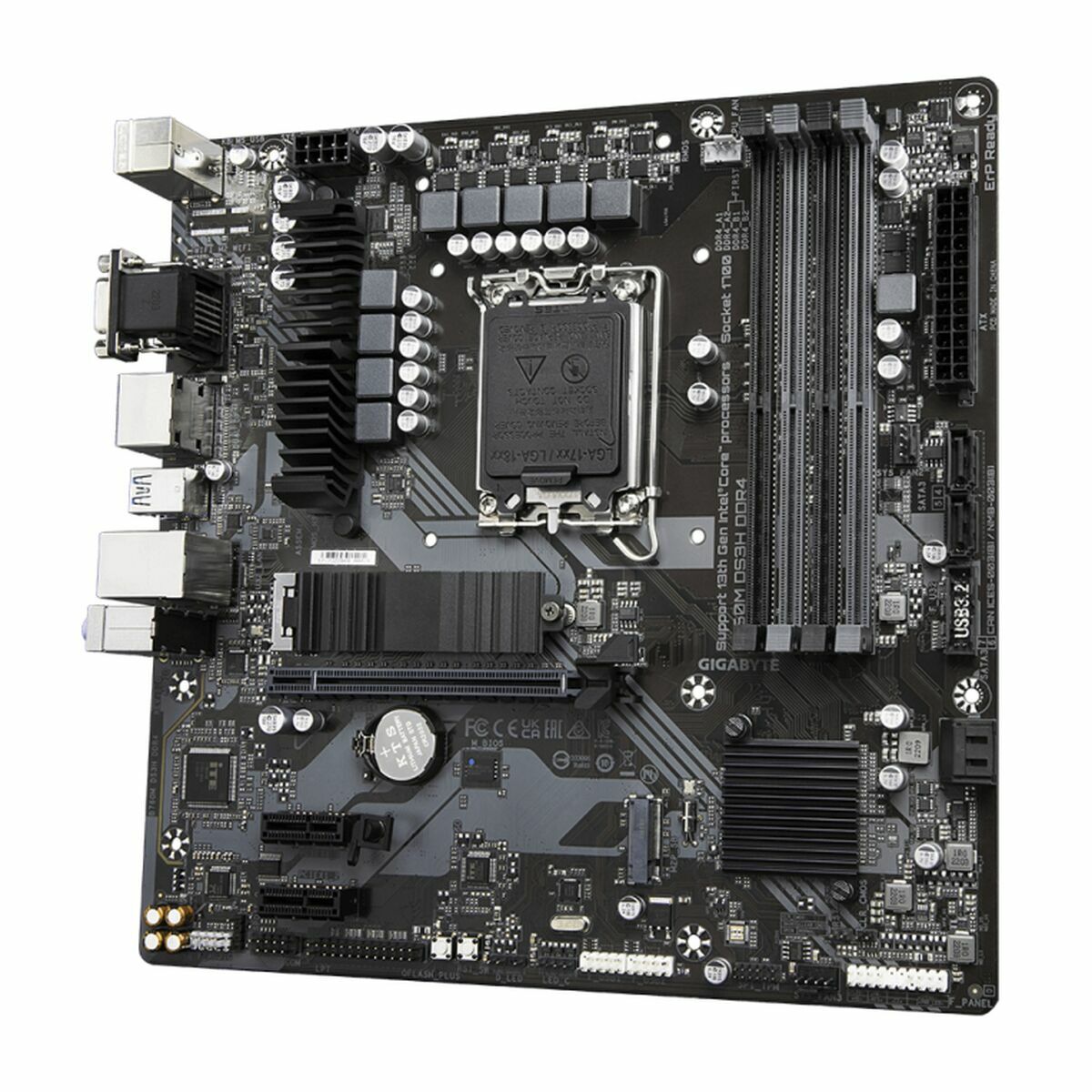 Moderkort Gigabyte B760M DS3H DDR4 Intel LGA 1700