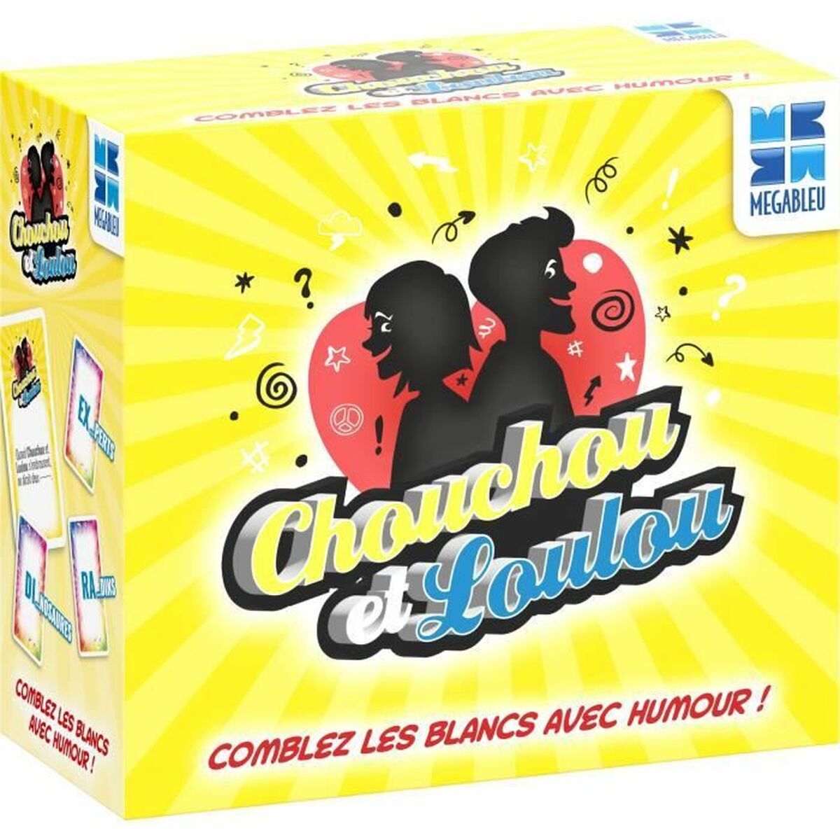 Sällskapsspel Megableu Chouchou et loulou 14 x 8 x 16 cm