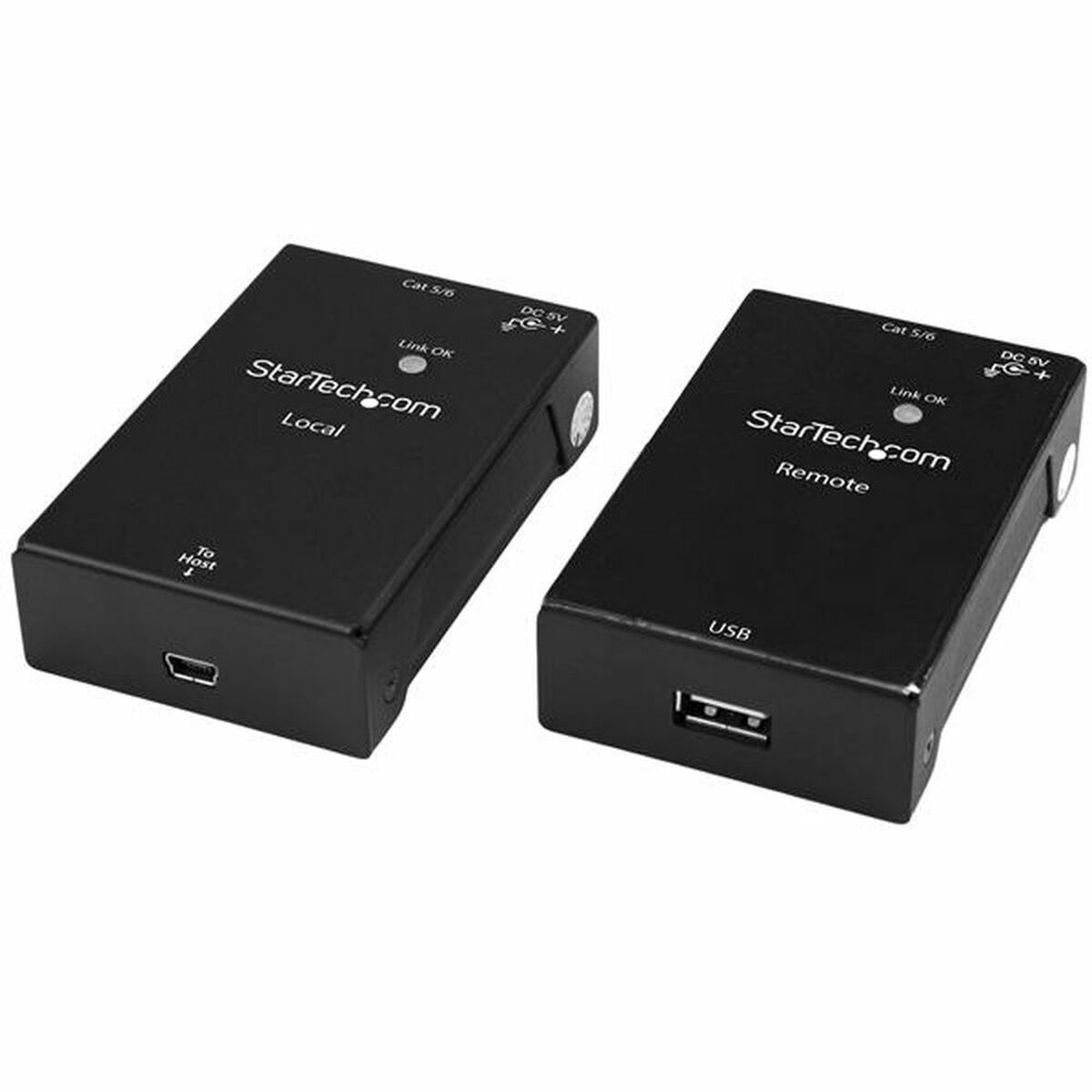 Förlängning Startech USB2001EXTV          Svart