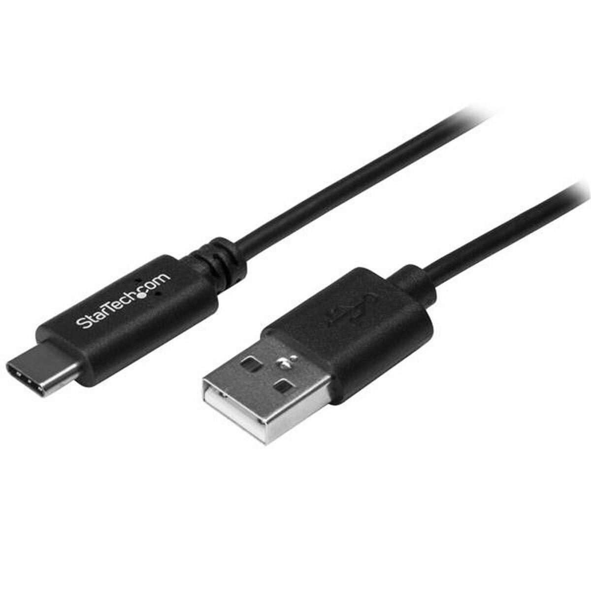 USB A till USB C Kabel Startech USB2AC50CM           0,5 m Svart