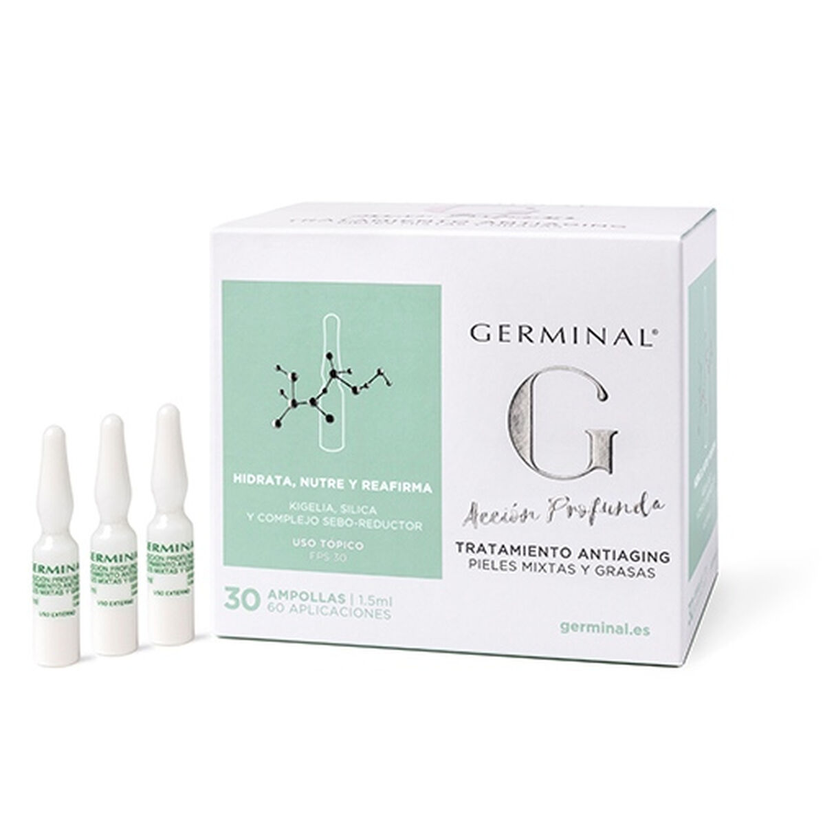 Uppstramande anti-agingkoncentrat Germinal Acción Profunda 1,5 ml - 2