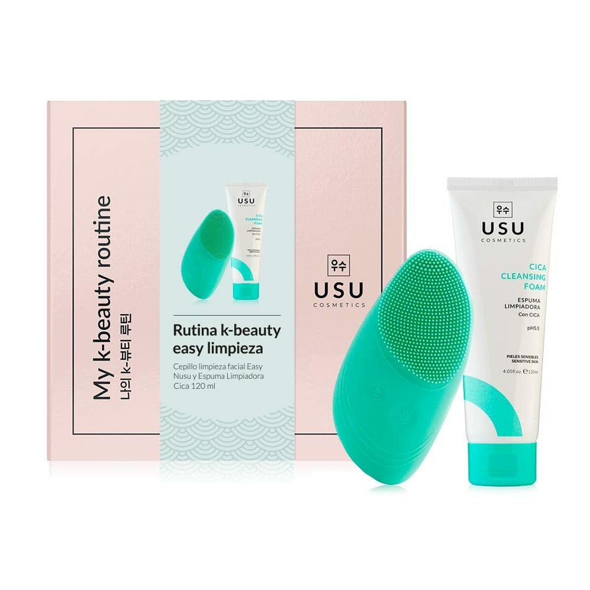 Unisex skönhetsset USU Cosmetics My K-Beauty Easy Rutine 2 Delar
