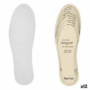 Modeller Sport Vit Bomull Plast Latex 9,5 x 29,5 cm 11,5 x 0,5 x 36 cm (12 antal)