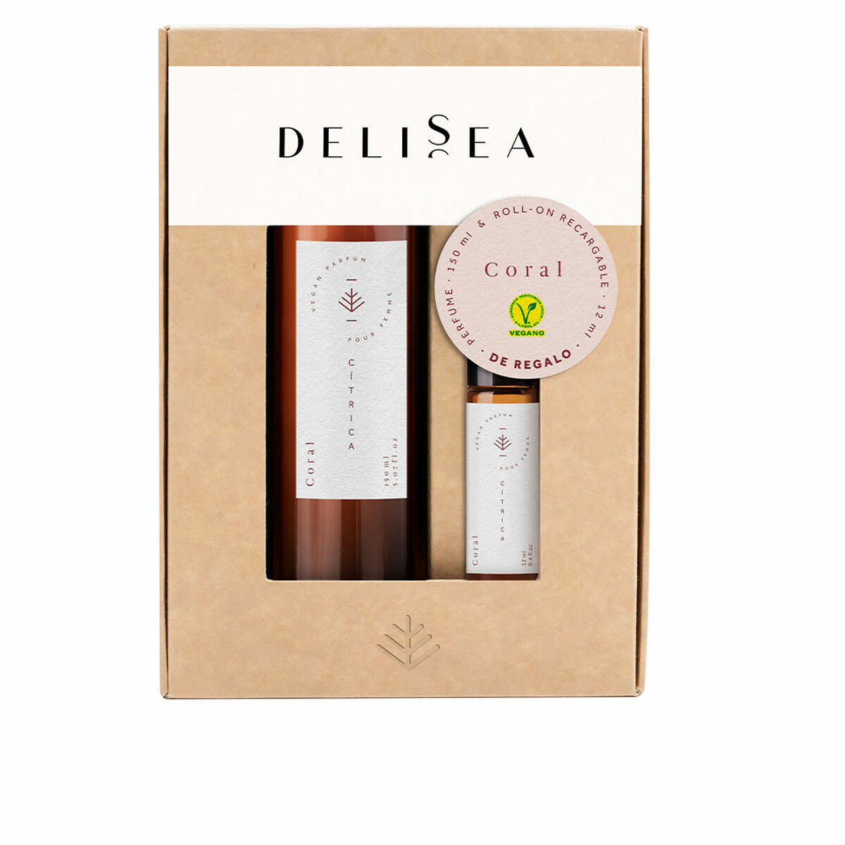 Parfymset Damer Delisea CORAL PARFUM FEMME 2 Delar