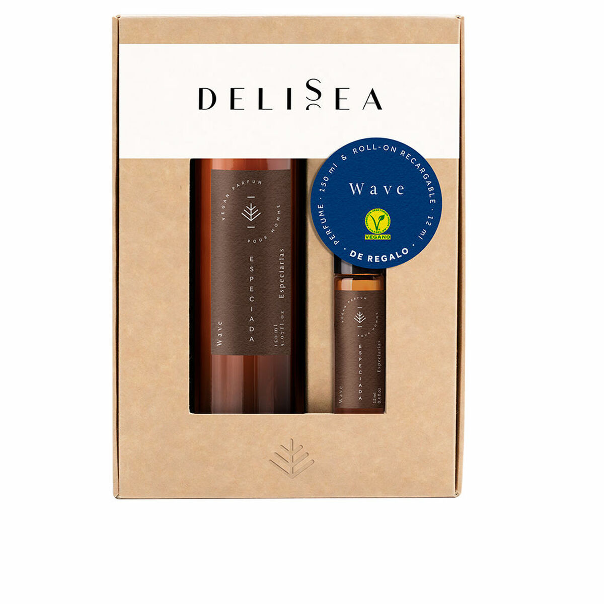 Parfymset Herrar Delisea WAVE PARFUM POUR HOMME 2 Delar