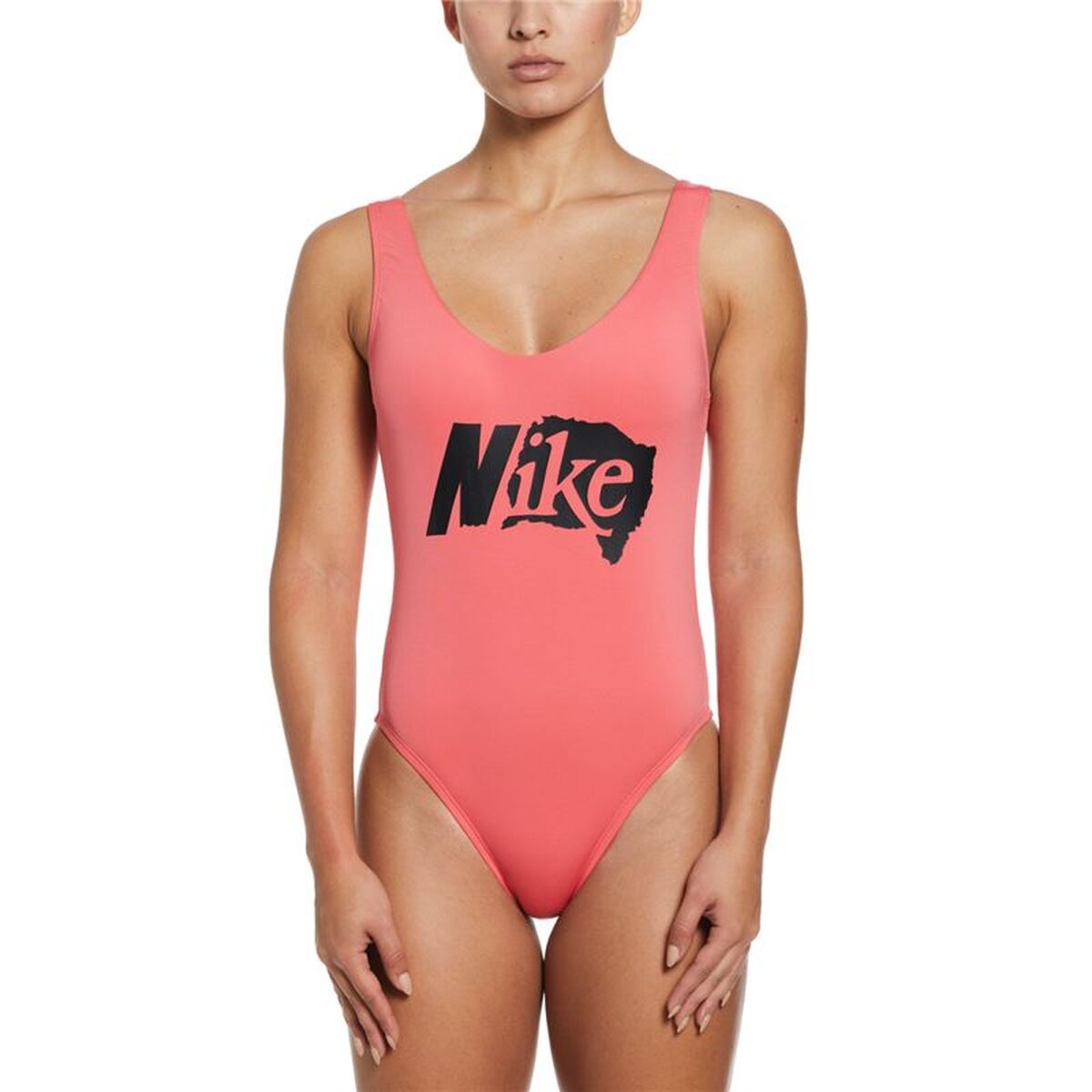 Baddräkt Dam Nike Korall