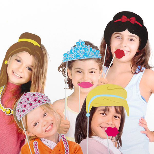 Prinsessaccessoarer för roliga foton (12-pack) - 2