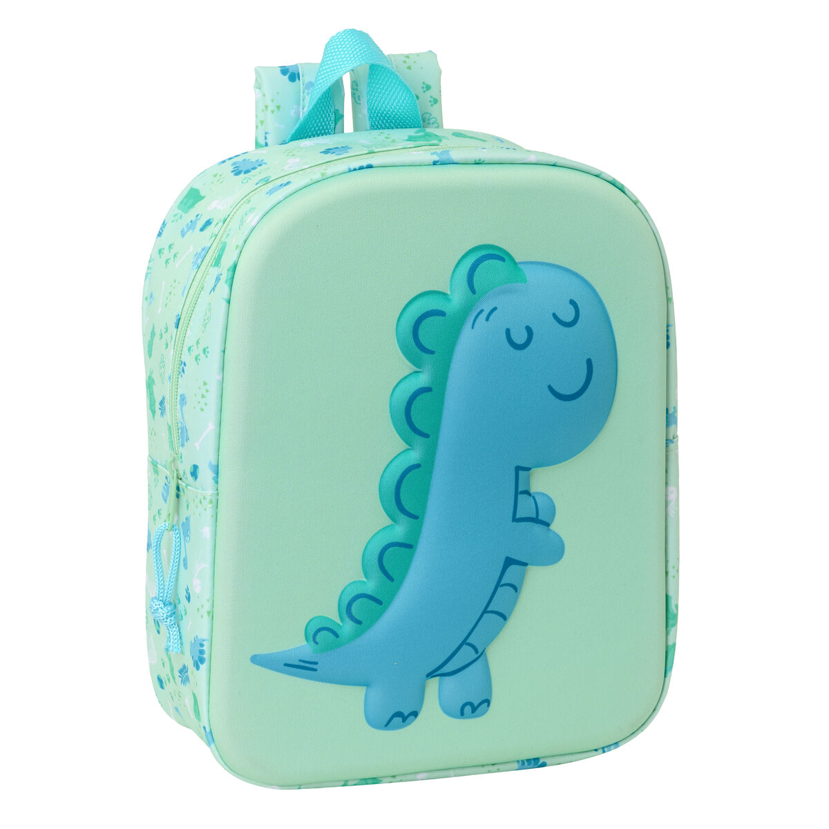 Barnryggsäck Safta Mint 22 x 27 x 10 cm 3D