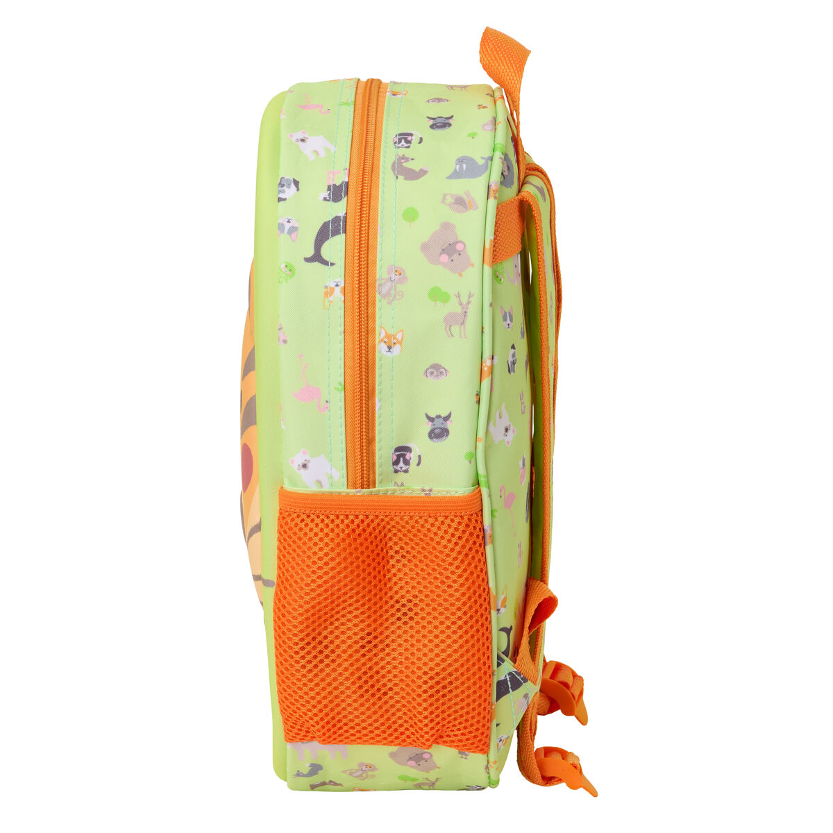 Barnryggsäck Safta Lime 27 x 33 x 10 cm 3D - 2