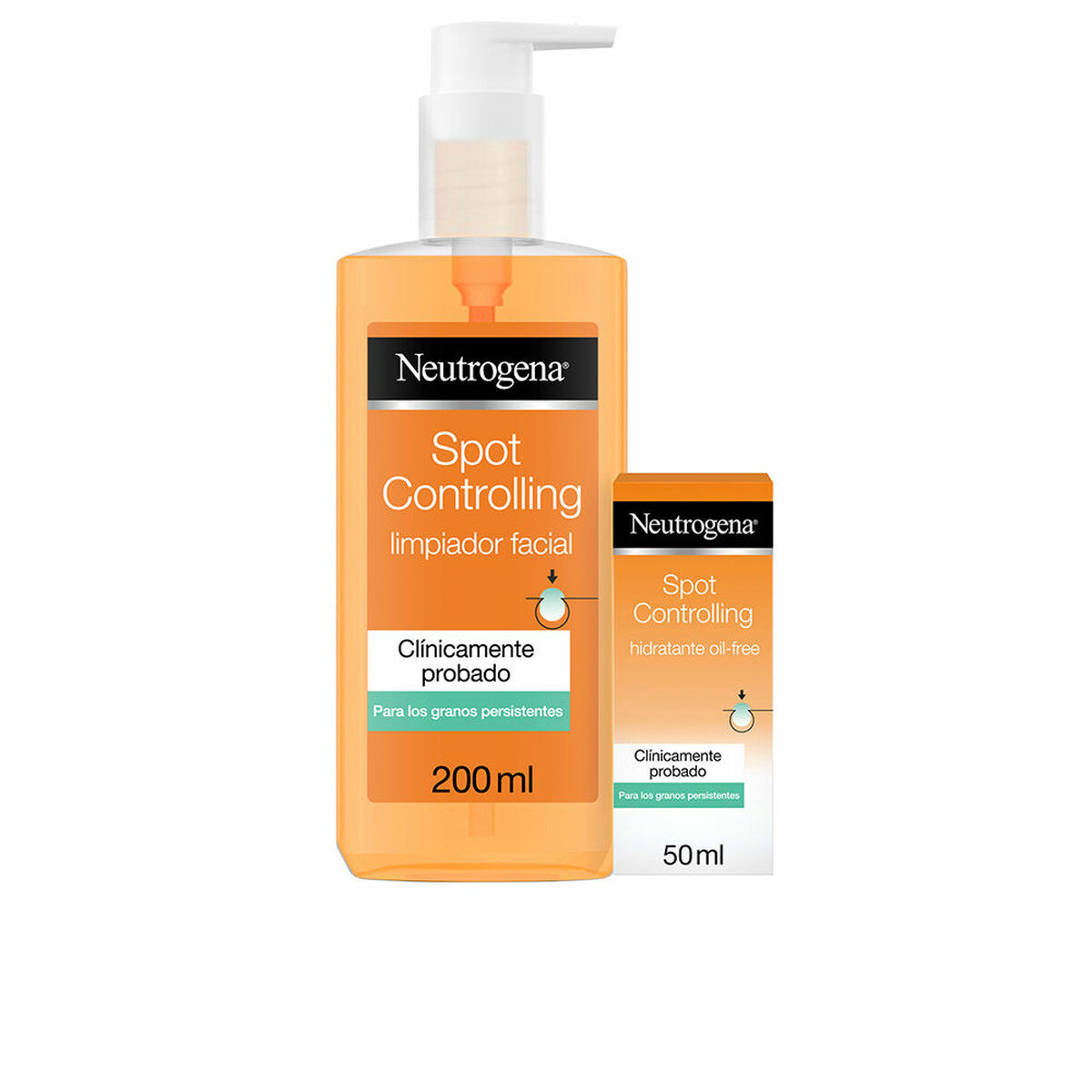 Unisex skönhetsset Neutrogena Granitos Persistentes Rutina Acné 2 Delar