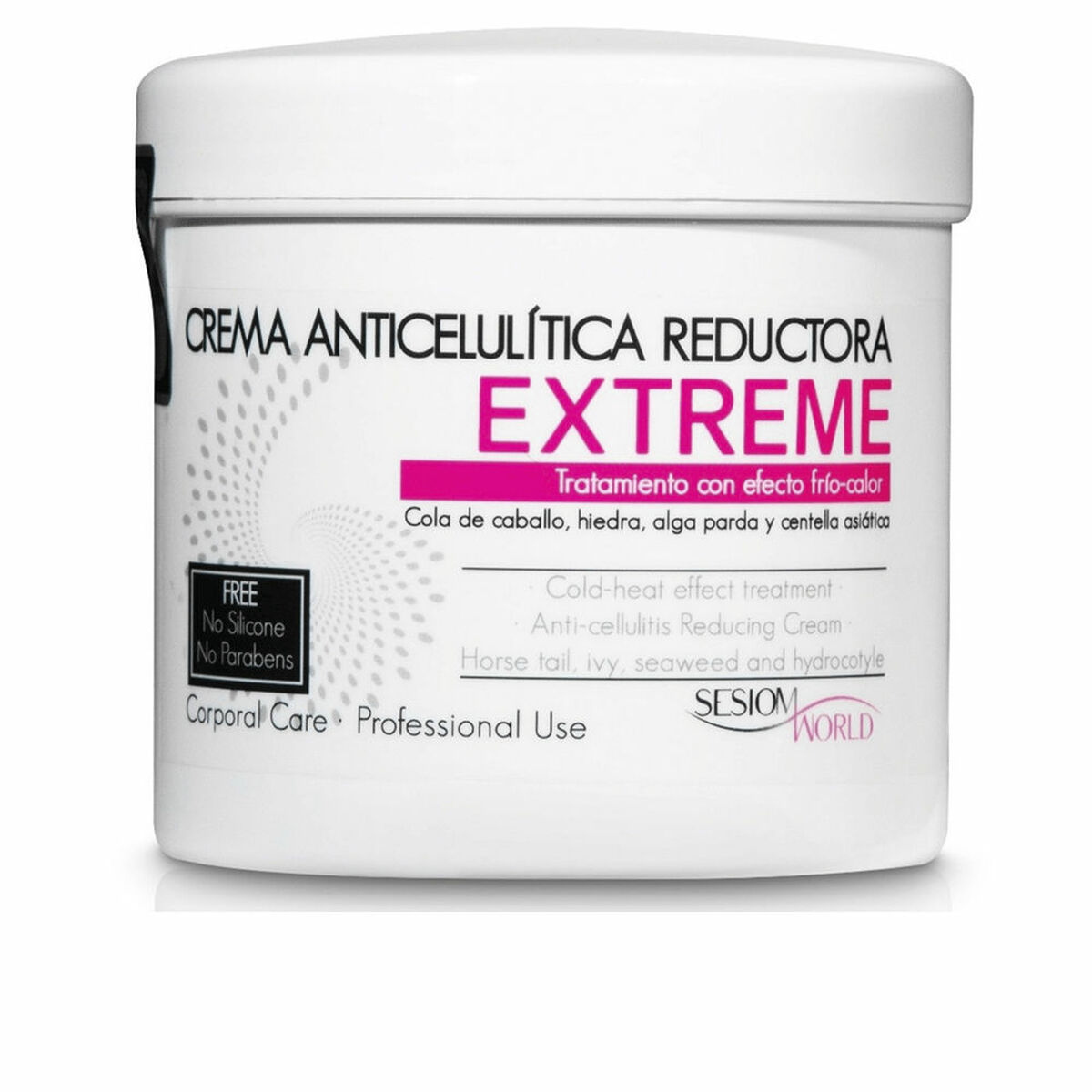 Anticellulitkräm SesioMWorld EXTREME 500 ml
