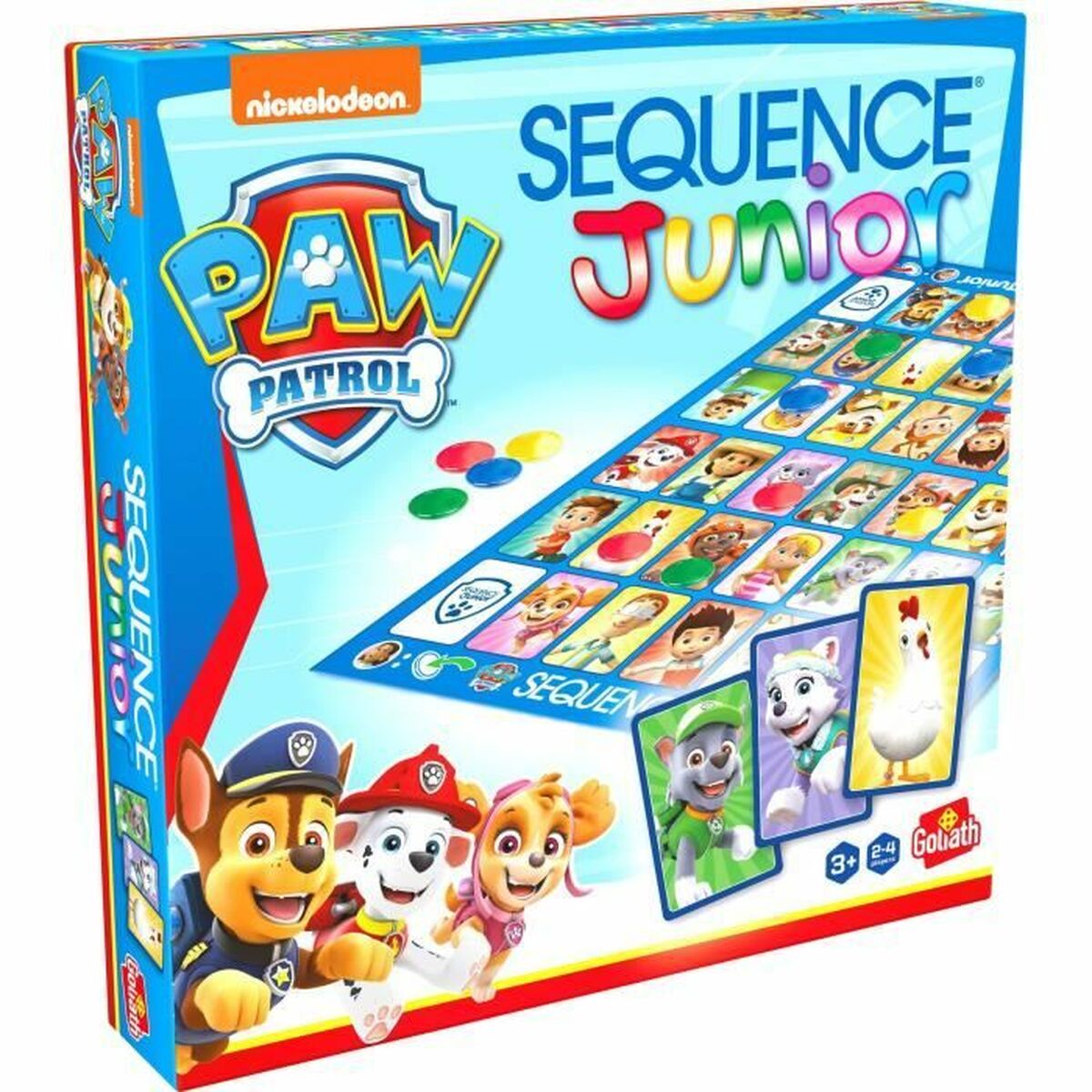 Sällskapsspel Goliath Junior Paw Patrol Sequence 27 x 6 x 27 cm