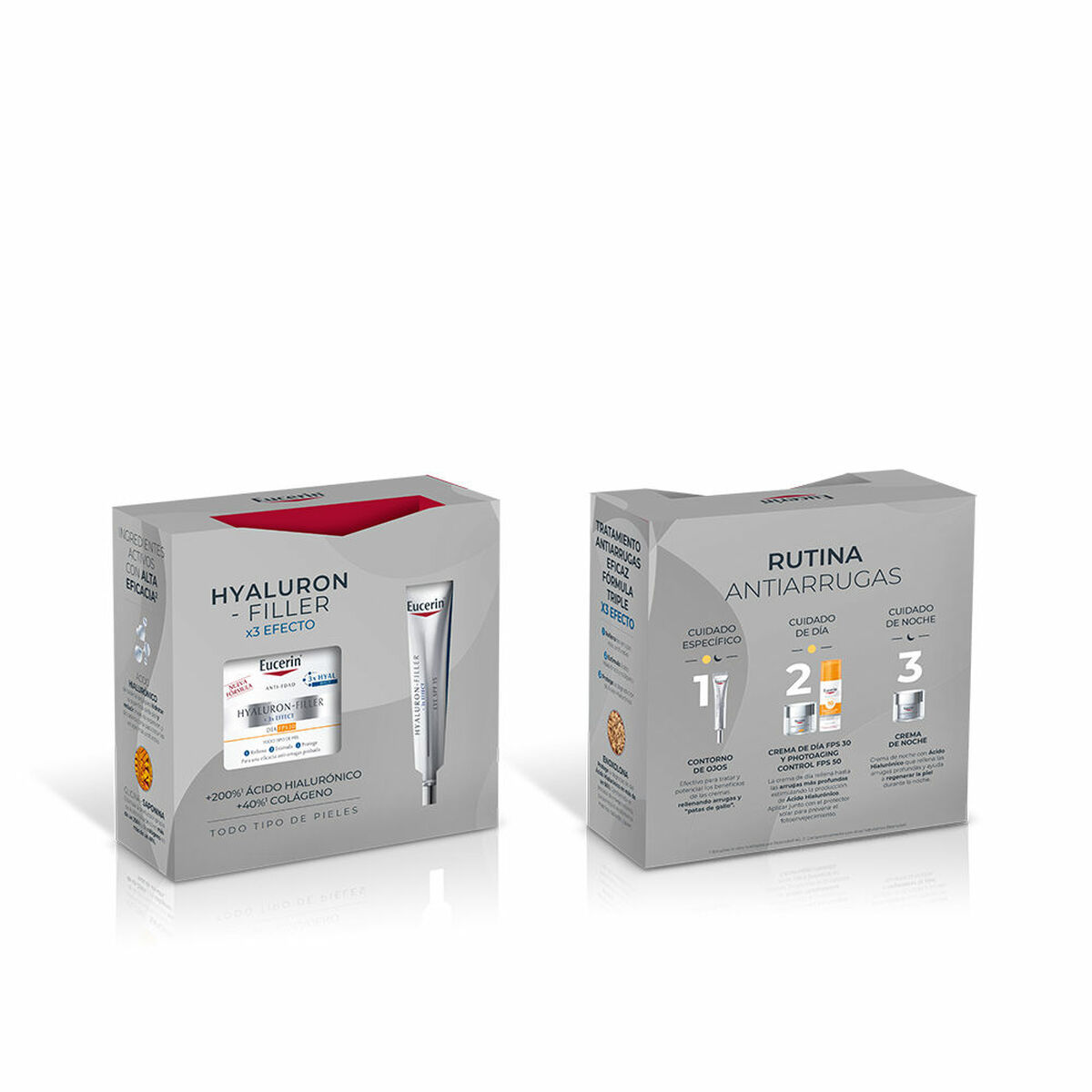 Sminkset Eucerin HYALURON FILLER 2 Delar
