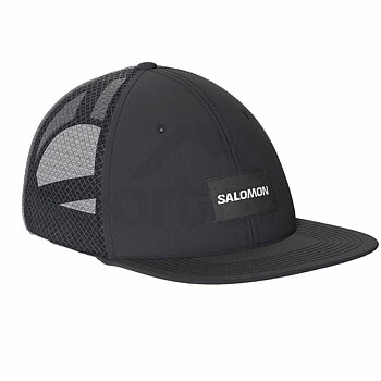 Keps Salomon Flat Cap Deep Svart