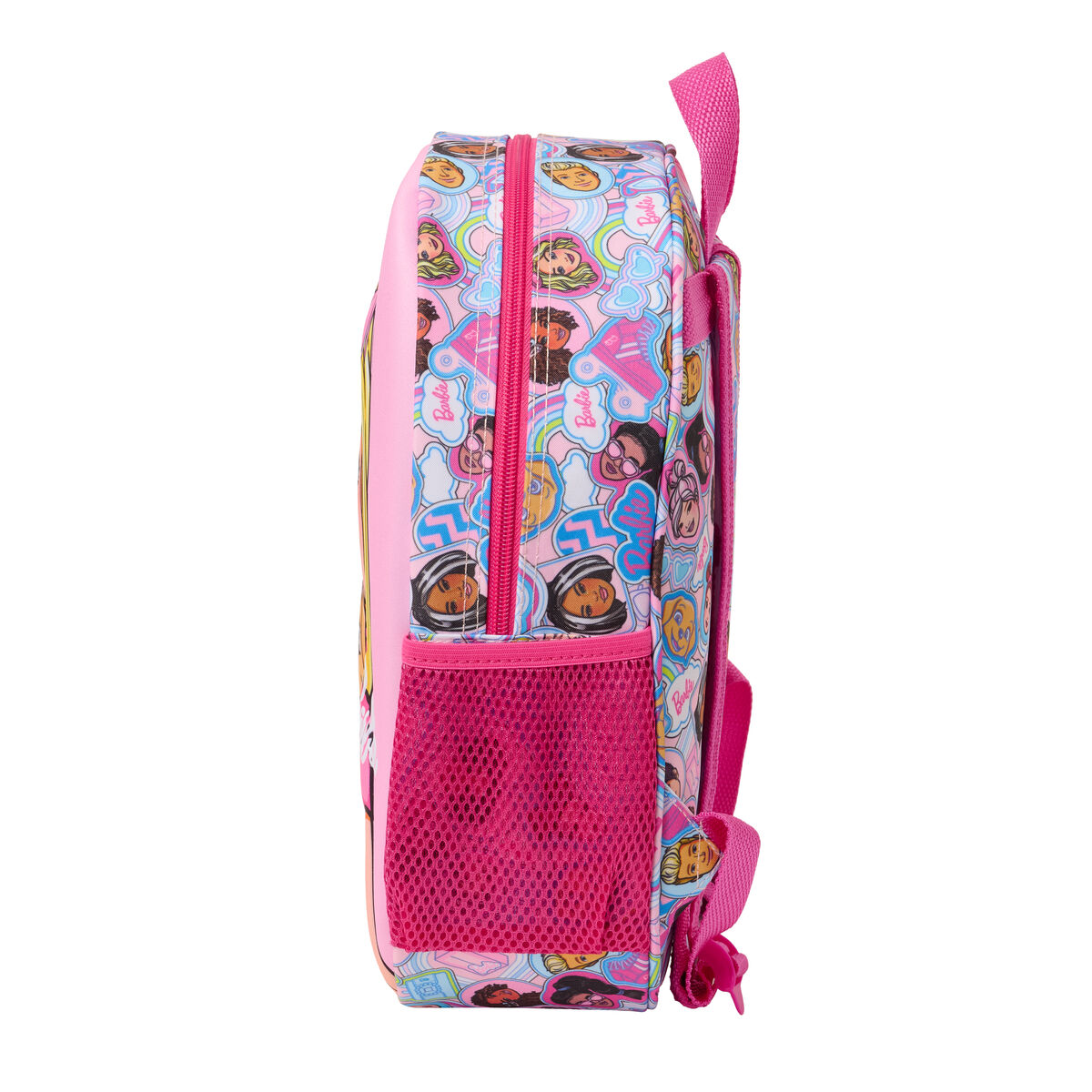Barnryggsäck Barbie Rosa 27 x 33 x 10 cm 3D - 3