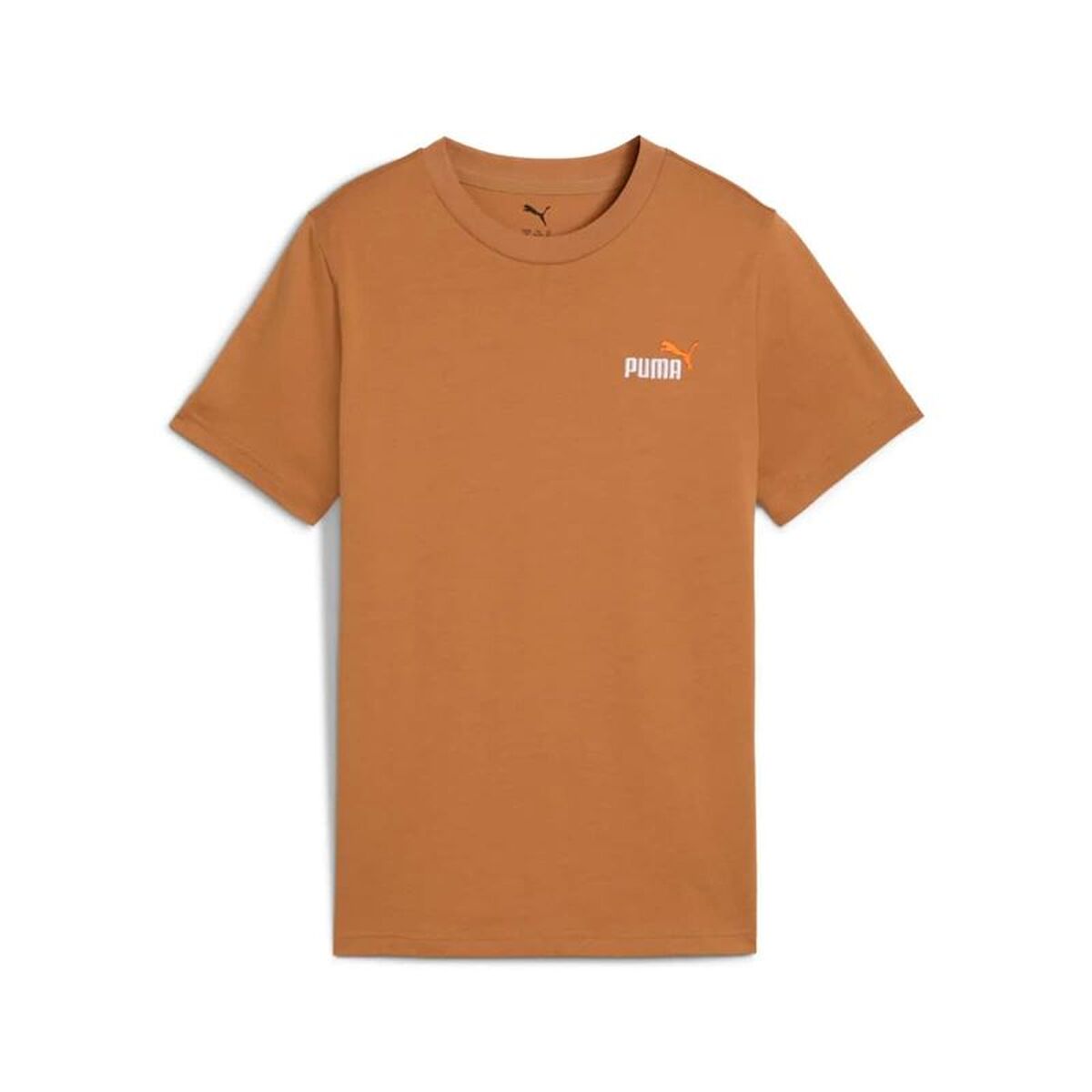 Barn T-shirt med kortärm Puma Essentials 2 Color Karamellfärgat