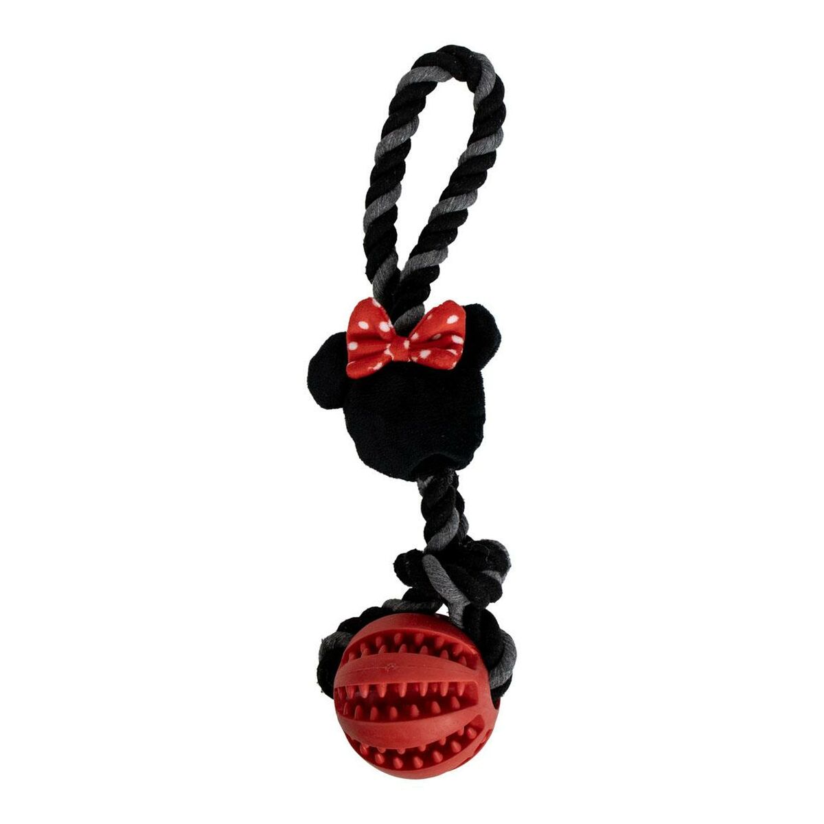 Hundleksak Minnie Mouse Röd Polyester Bomull TPR 10 x 30 x 7 cm 7 x 30 x 10 cm