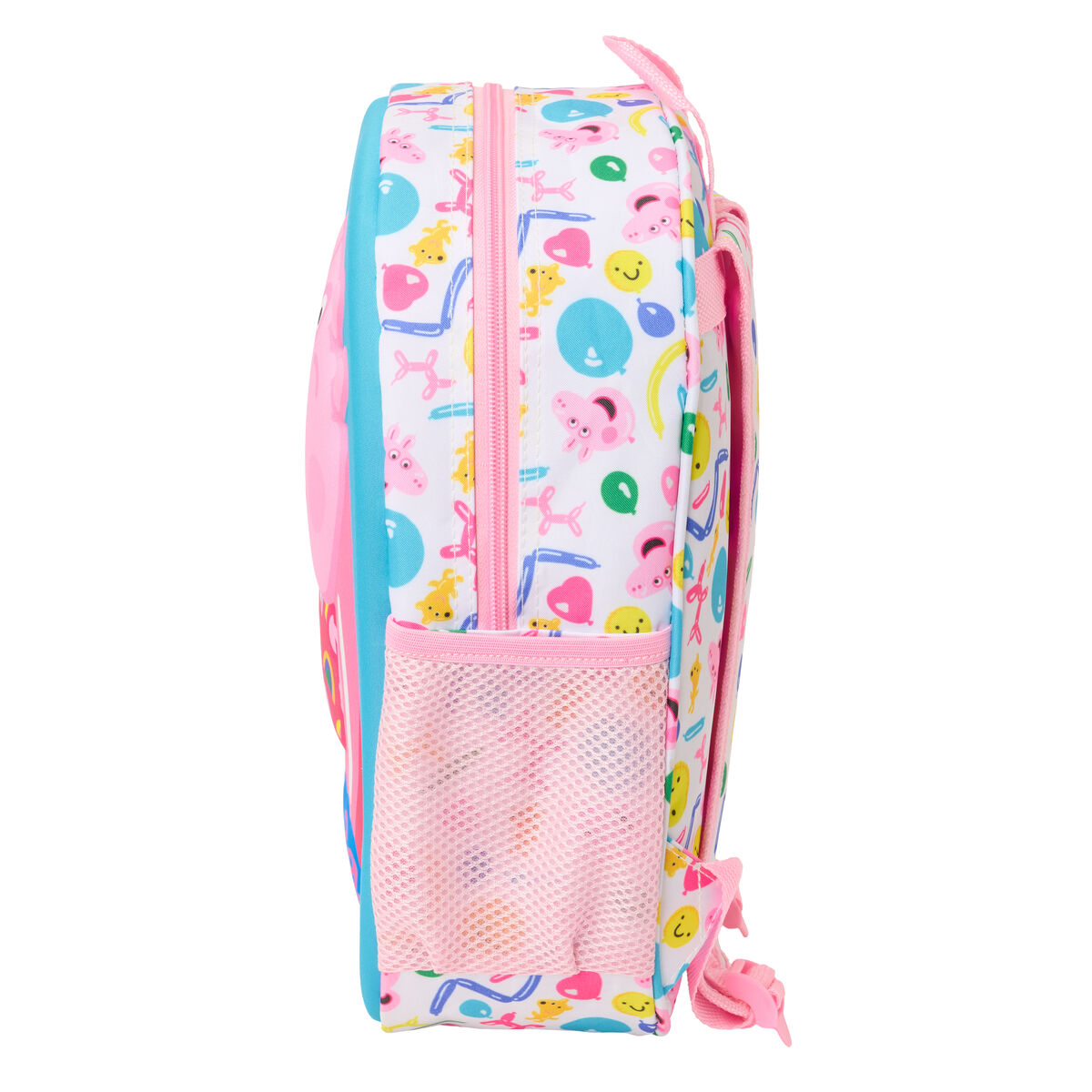 Barnryggsäck Peppa Pig Blå Vit Rosa 27 x 33 x 10 cm 3D - 2