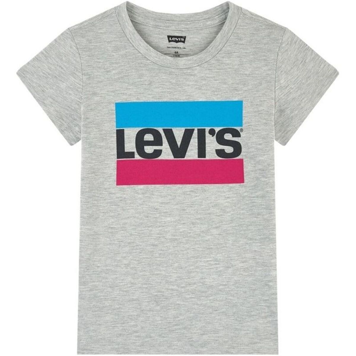 Barn T-shirt med kortärm Levi's SPORTSWEAR LOGO TEE Grå