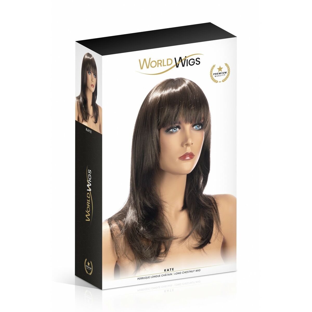 Erotisk Accessoar World Wigs kate Brun Peruk - 2