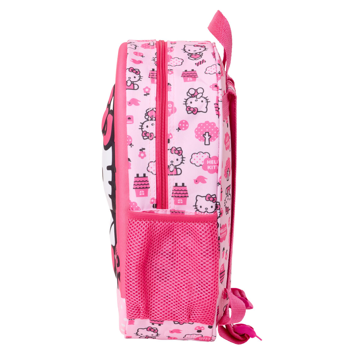 Barnryggsäck Hello Kitty Rosa 27 x 33 x 10 cm 3D - 3