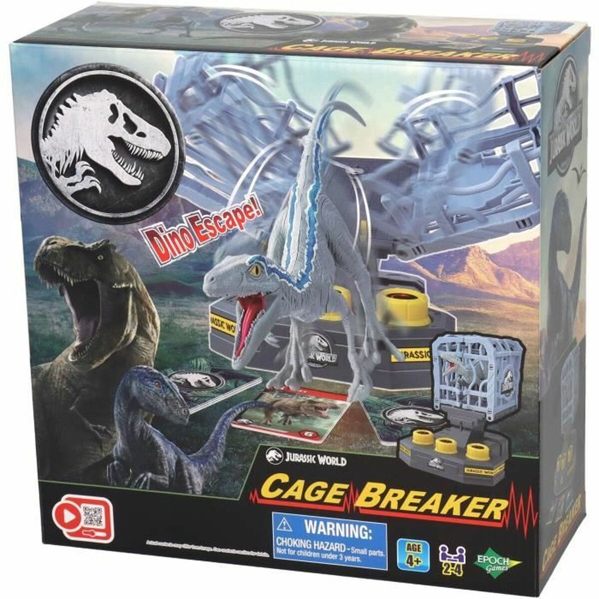 Sällskapsspel EPOCH D'ENFANCE Jurassic World Cage Breaker 26 x 11 x 26 cm