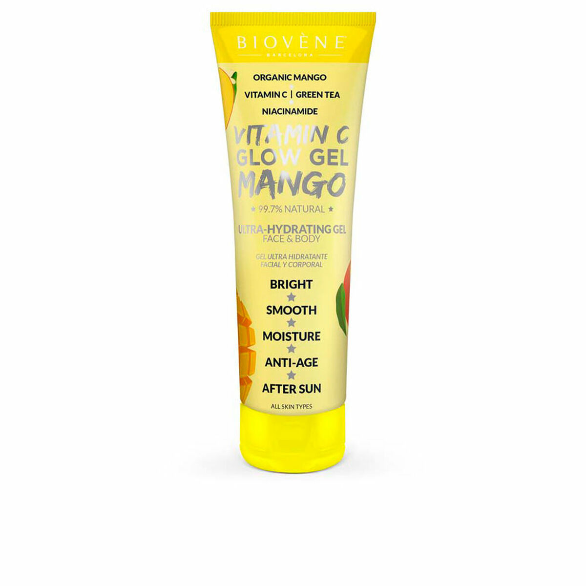 Ansiktskräm Biovène Vitamin C Glow Gel Mango 200 ml
