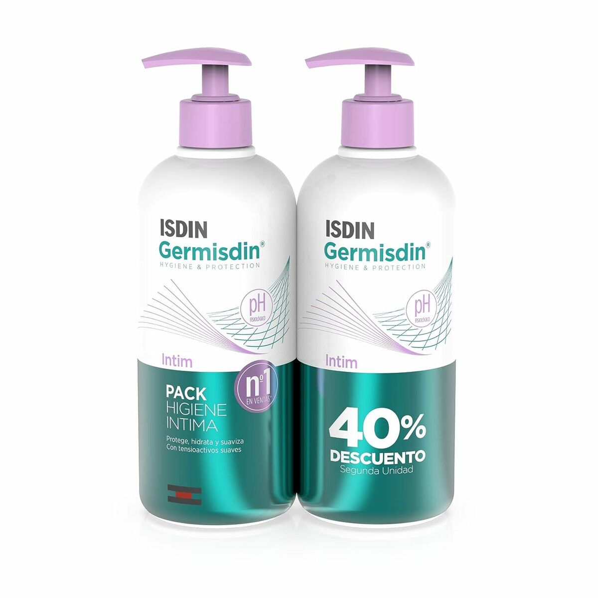 Intimhygiengel Isdin Germisdin Intim 500 ml 2 antal