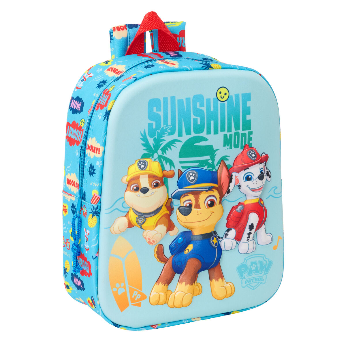 Barnryggsäck The Paw Patrol Blå 22 x 27 x 10 cm 3D