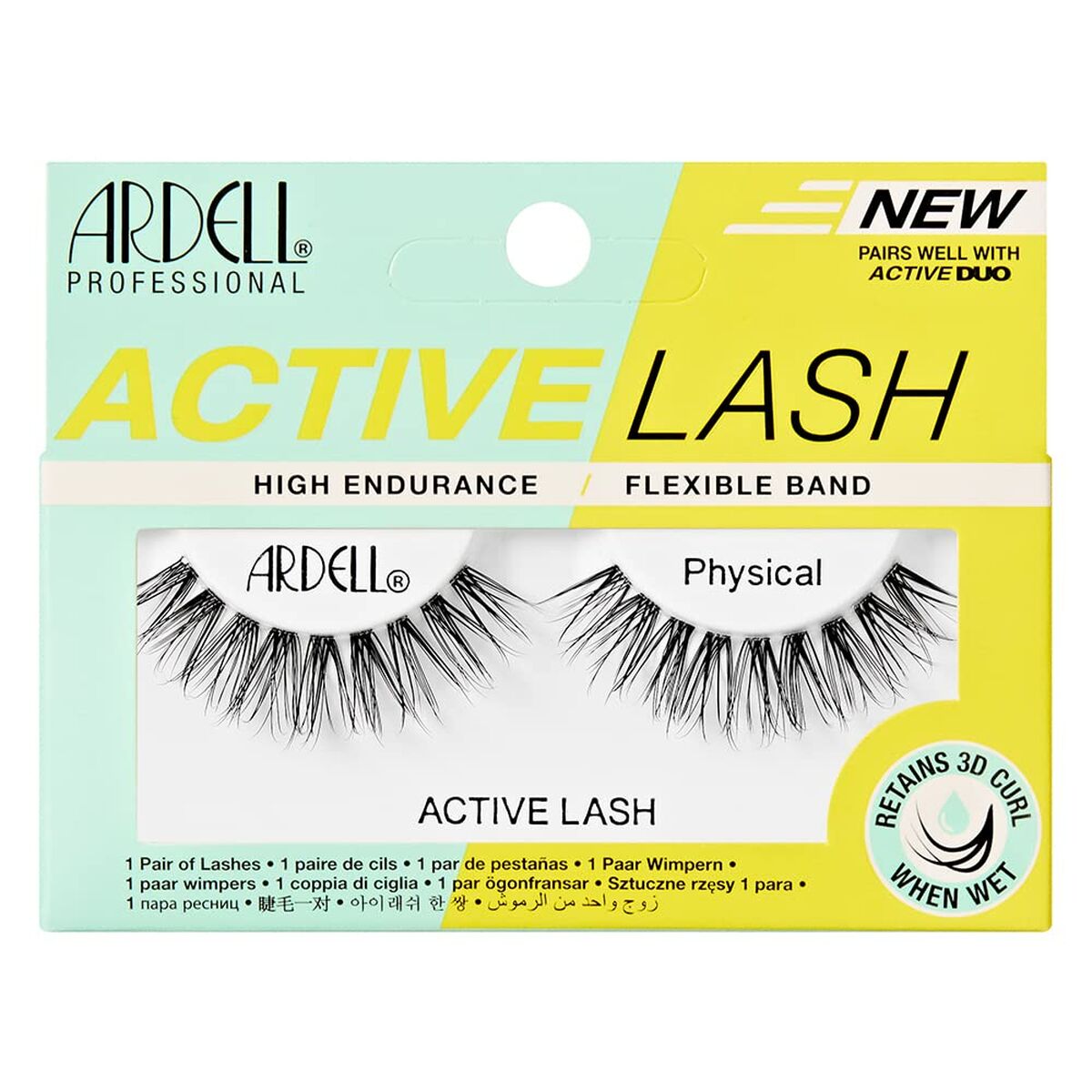 Set med falska ögonfransar Ardell Active Lashes Physical