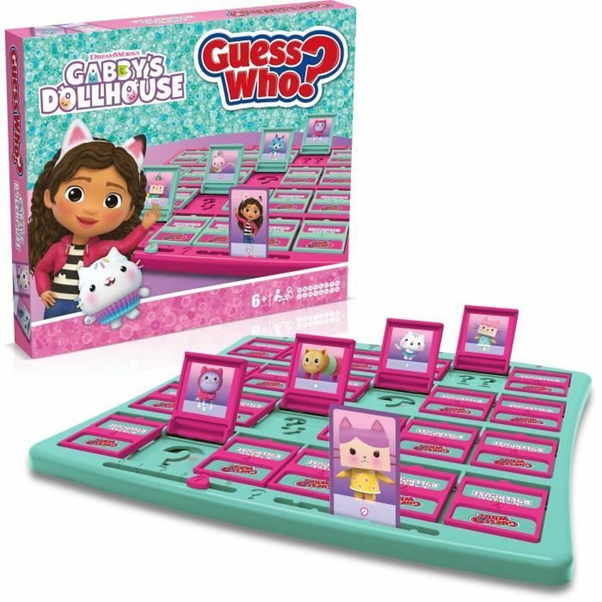 Sällskapsspel Winning Moves Who is it? Gabby and the Magic House - Gabby's Dollhouse Version - 2