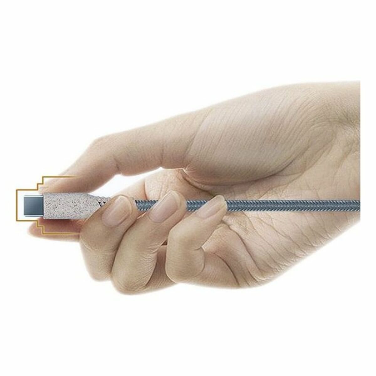 USB A till USB C Kabel KSIX - 2