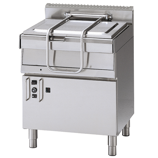 Gas luta brattpan, motordriven, 44 liter
