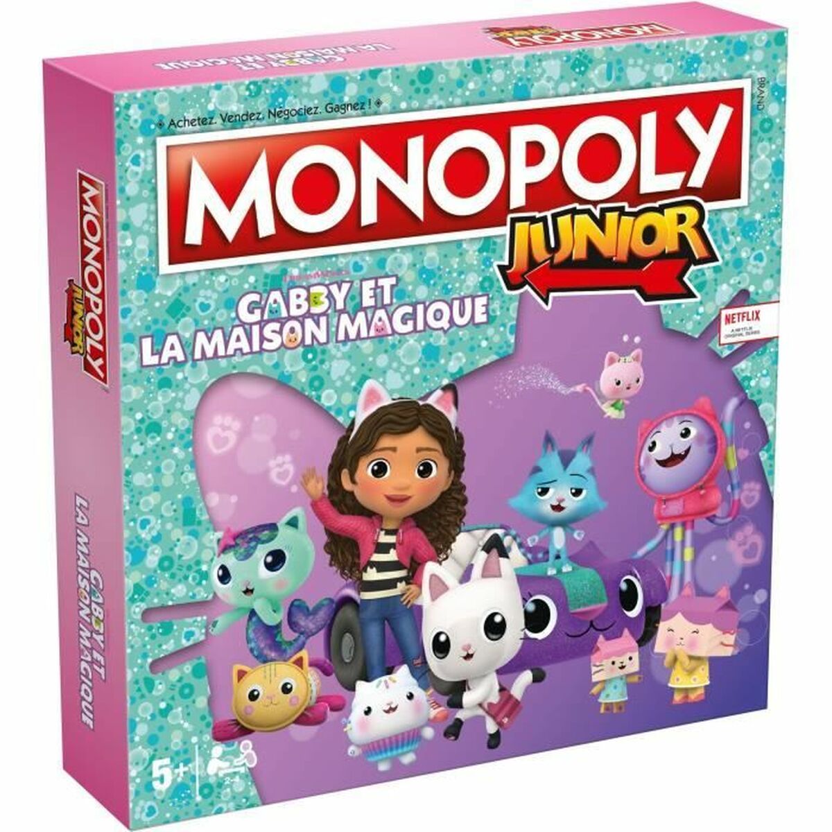 Sällskapsspel Winning Moves Monopoly Junior Gabby and the Magic House