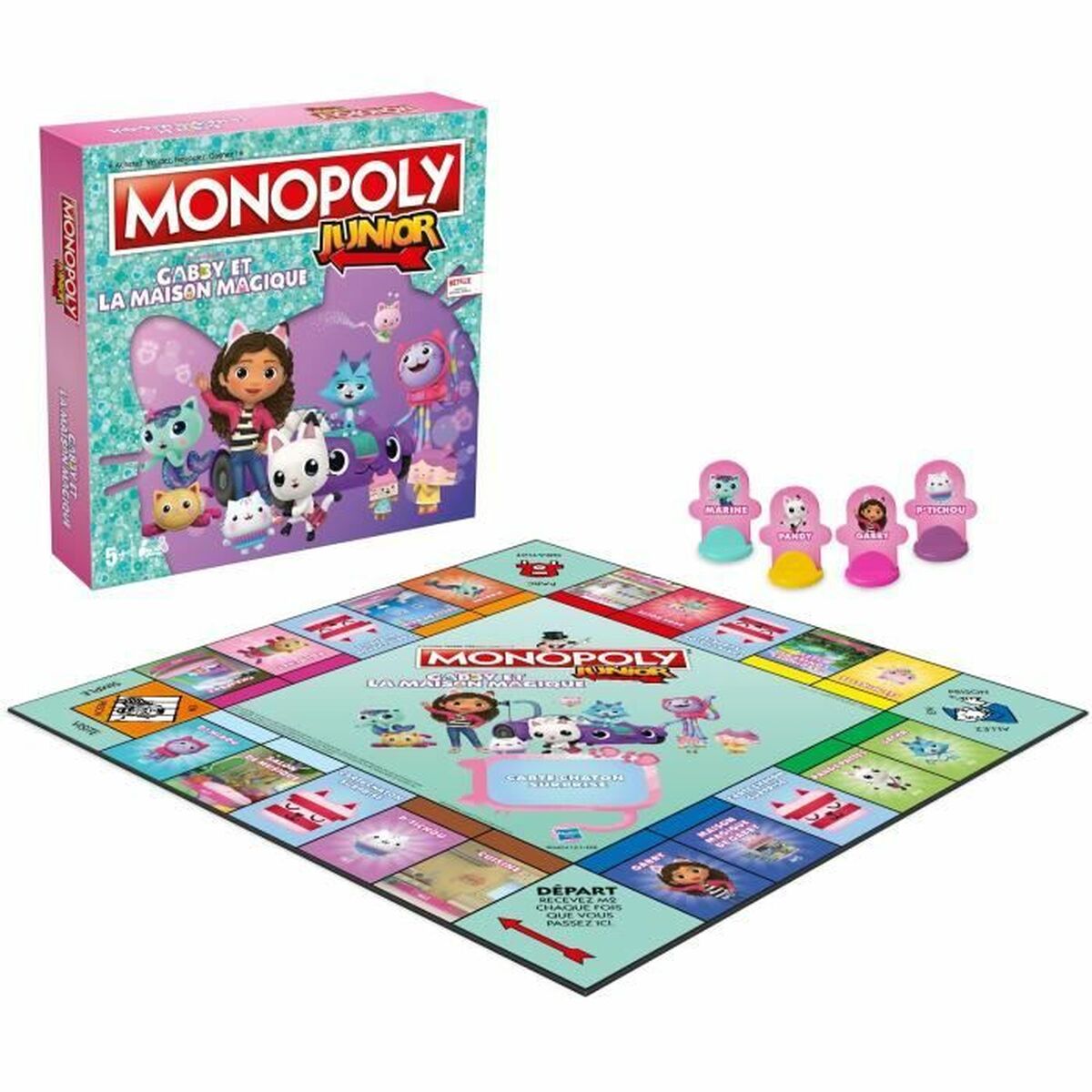 Sällskapsspel Winning Moves Monopoly Junior Gabby and the Magic House - 2