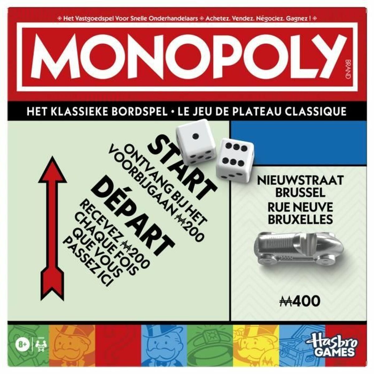 Sällskapsspel Monopoly Hasbro Games 27 x 5 x 27 cm 4 x 50 x 50 cm