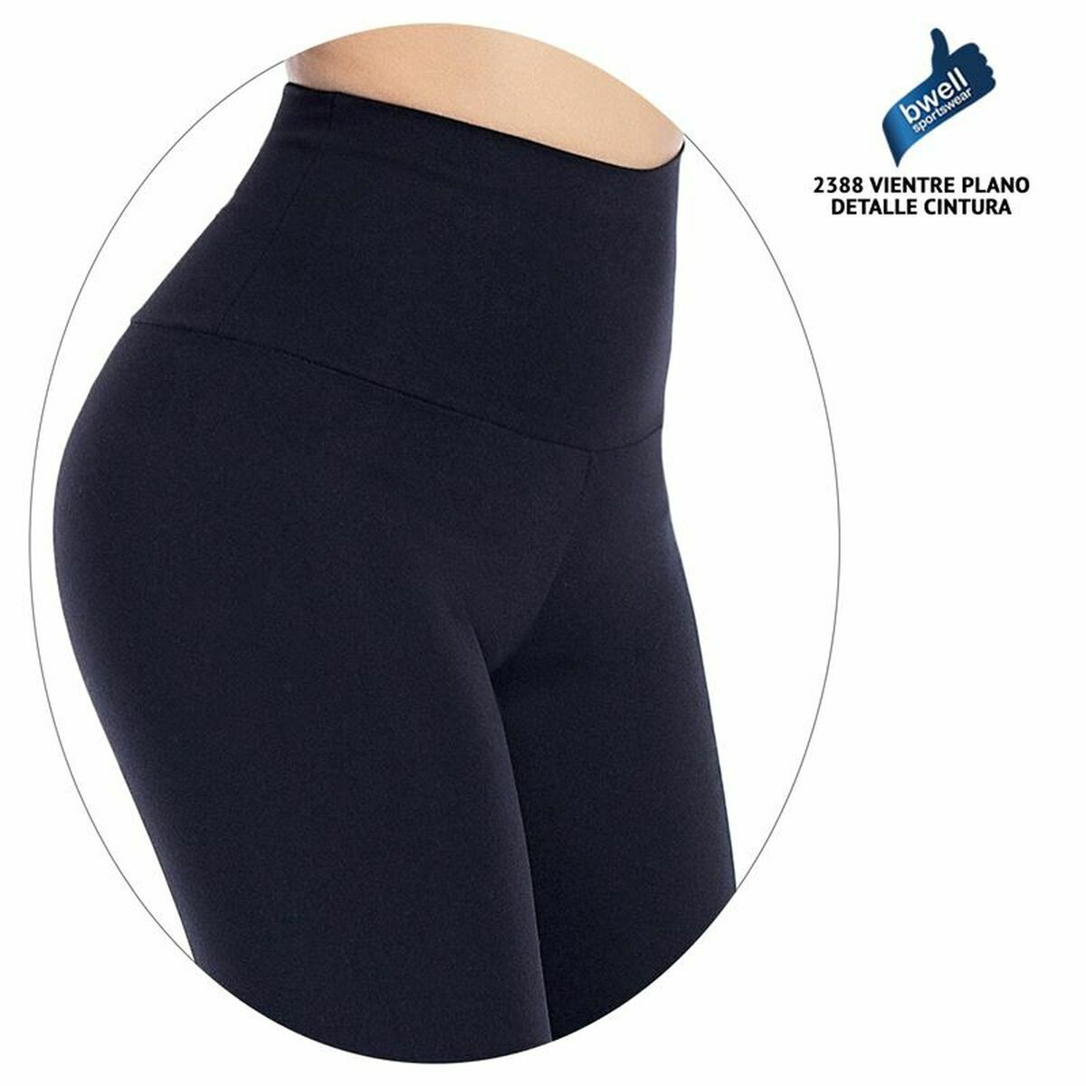 Sport-leggings, Dam Happy Dance 8433814009860 Svart - 2