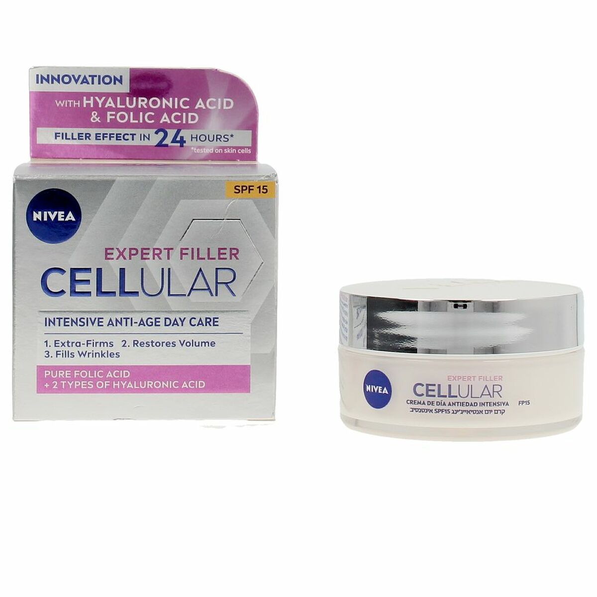 Dagkräm Nivea Cellular Filler Spf 15 50 ml