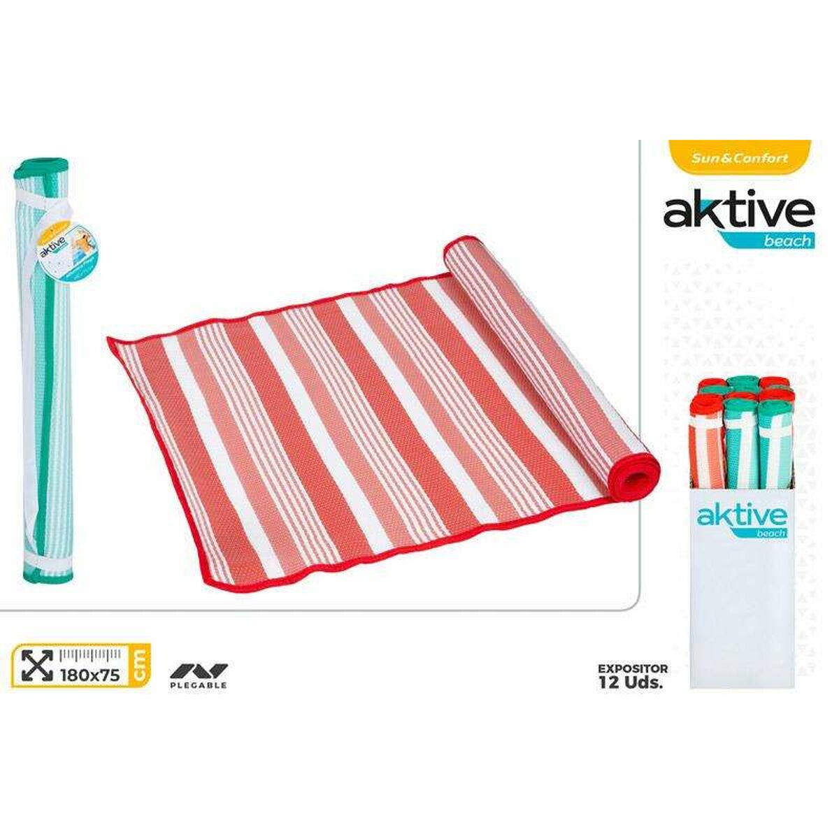 Strandmatta Colorbaby PVC 180 x 75 cm - 2