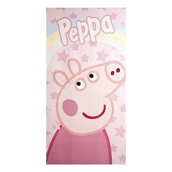 Strandbadduk Peppa Pig Ljusrosa 70 x 140 cm