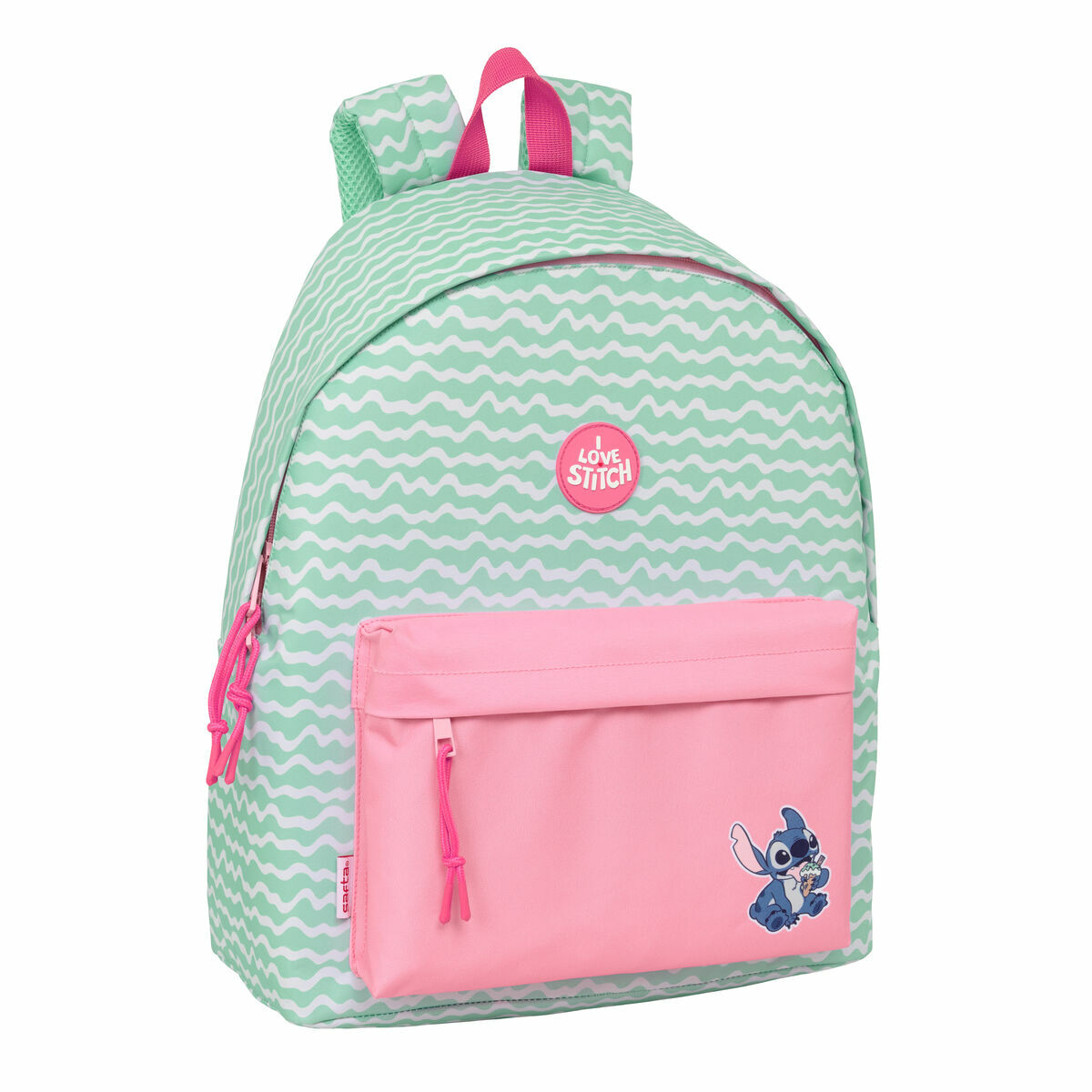 Skolryggsäck Lilo & Stitch Ice cream Rosa 33 x 42 x 15 cm - 3