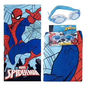 Strandbadduk Spider-Man Mörkblå