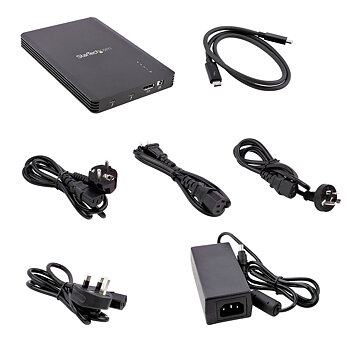 Box Thunderbolt 3 Startech M2E4BTB3 Svart