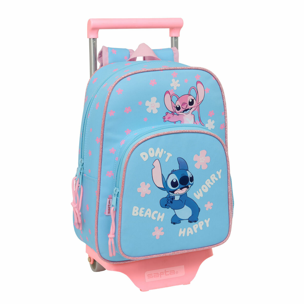 Skolryggsäck Lilo & Stitch Happy Himmelsblå 26 x 11 x 67 cm 26 x 34 x 11 cm